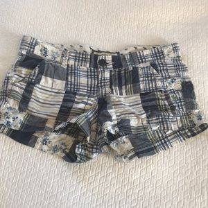 Abercrombie & Fitch patchwork shorts